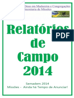 Relatorio Campo 2014