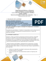 Guía de Actividades y Rúbrica de Evaluación - Fase 1 - Reconocimiento Del Curso