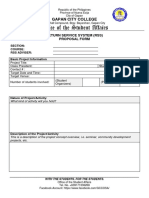 RSS Proposal Form