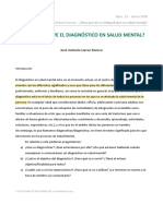 Para Que Sirve El Diagnostico en Salud Mental