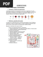 Apuntes Homeostasis SANDRA