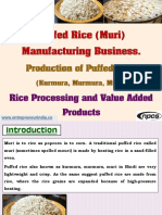 Puffed Rice (Muri) Manufacturing Business-926590