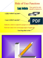 Example Slide of User Functions: Time Guide The Slide Should Be Finished by