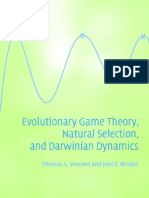 (Vincent, Brown) Evolutionary Game Theory, Natural Selection and Darwinian Dynamics