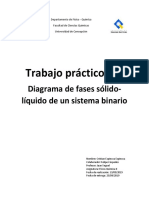 Diagrama de Fases Solido Liquido de Un Sistema Binario