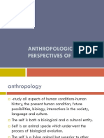 Anthropological Psychological Perspectives of The Self