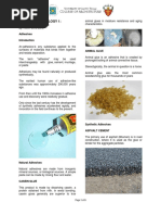 Adhesives and Sealants Handout PDF