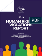 2019 Human Rights Violations Reports Based On SOGI