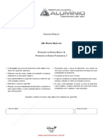 Prova Professor PEB II e Ensino Fundamental I - Cidade Alumínio