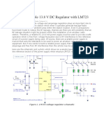 Simple and Stable 13.8V DC Regulator With LM713