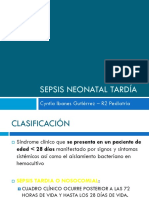 Sepsis Neonatal Tardía