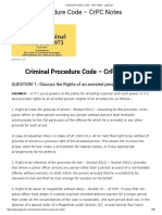 Criminal Procedure Code - CRPC Notes