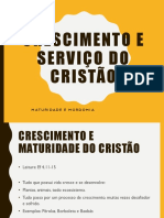 Crescimento e Serviço Do Cristão