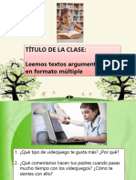 01 Ses - Aprend - Leemos Textos Argumentativos en Formato Múltiple