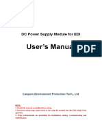 Manual For DC Power Canpure