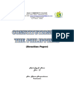 5 Constitution of The Phil. (Reaction Paper)