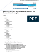 IEEE Standards Description - 829-1983