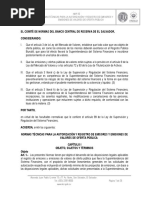 NRP-10 Normas Técnicas para La Autorización y Registro de Emisores y Emisiones de Valores de Oferta Pública