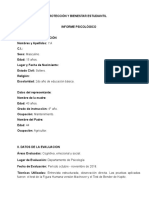 Informe Psicológico Y.A