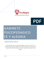 Gabinete Psicopedagico Fe y Alegria