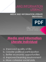 Media and Information Literacy