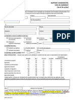 Rapport Confidentiel Sur Un Candidat