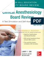 Clinical Anesthesiology - Board Review-2ND ED-2014 - DR - SAEED) PDF