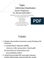 Tugas Sistem Informasi Kesehatan