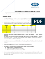 Metodología de Evaluación Operador de Planta de Gas