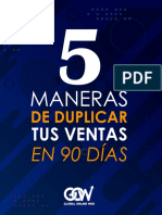 5 Maneras de Duplicar Tus Ventas en 90 Días