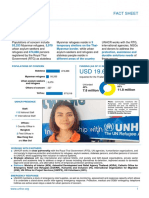 UNHCR Thailand Fact Sheet - 2019 December