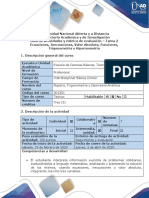 Guía de Actividades y Rubrica de Evaluación - Tarea 2 - Desarrolar Ejercicios Unidad 1 y 2