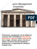 Performance Management Essentials