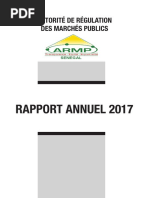 ARMP Rapport Annuel 2017