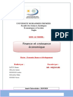 EFD Thème 1 Finance Et Croissance Économique (Word)