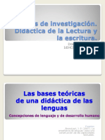 Bases Teóricas para La Investigaciòn en Didáctica de Las Lenguas, Expos Prof Castedo