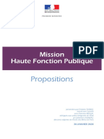 Rapport de M. Frédéric THIRIEZ - Mission Haute Fonction Publique