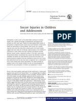 Soccer Injuries in Children and Adolescents