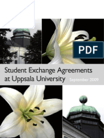 Student Exchange Agreements at Uppsala University: September 2009