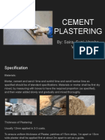 Cement Plastering