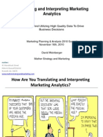 Marketing Analytics Presentation 11 - 16