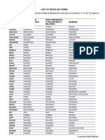 List of Verbs English Ii