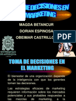 Toma de Decisiones en El Marketing