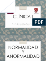 Normalidad y Anormalidad en Psicología