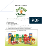 Dabur India: Key Highlights: Nine Billion Rupee Brands