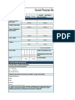 Social Pension Beneficiary Form