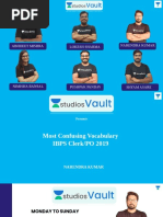 Most Confusing Words IBPS 2019 PDF