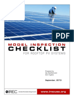 Model Inspection Checklist PDF