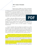 O Amor É Paciente PDF