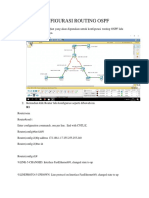 Konfigurasi Routing Ospf